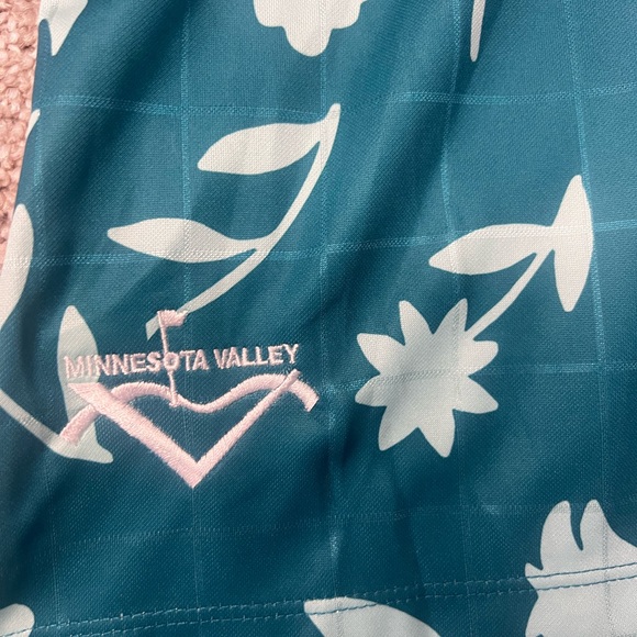 NEW! Women’s adidas Teal and White Floral Tank Top- XS - Picture 2 of 4